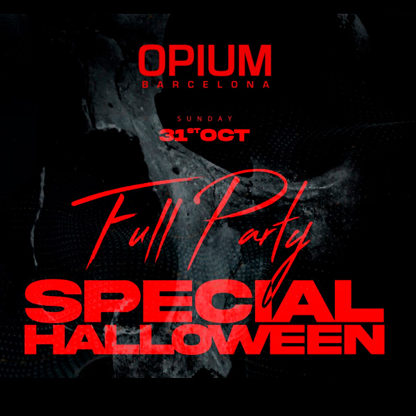 opium barcelona halloween